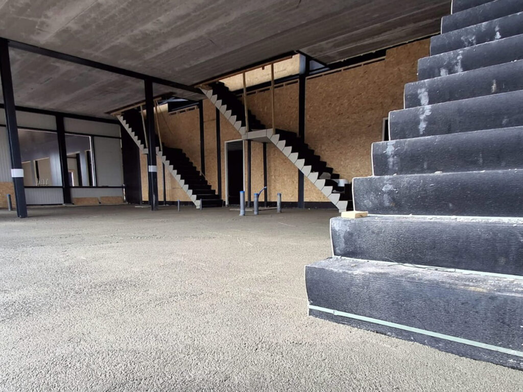 Isoleren op kantoor Someren - isolatiebeton van frinsu